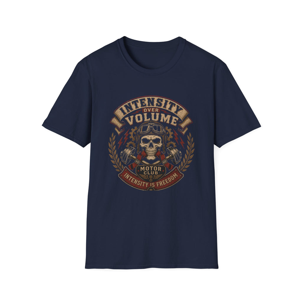 Intensity Over Volume Skull Motorcycle T-Shirt