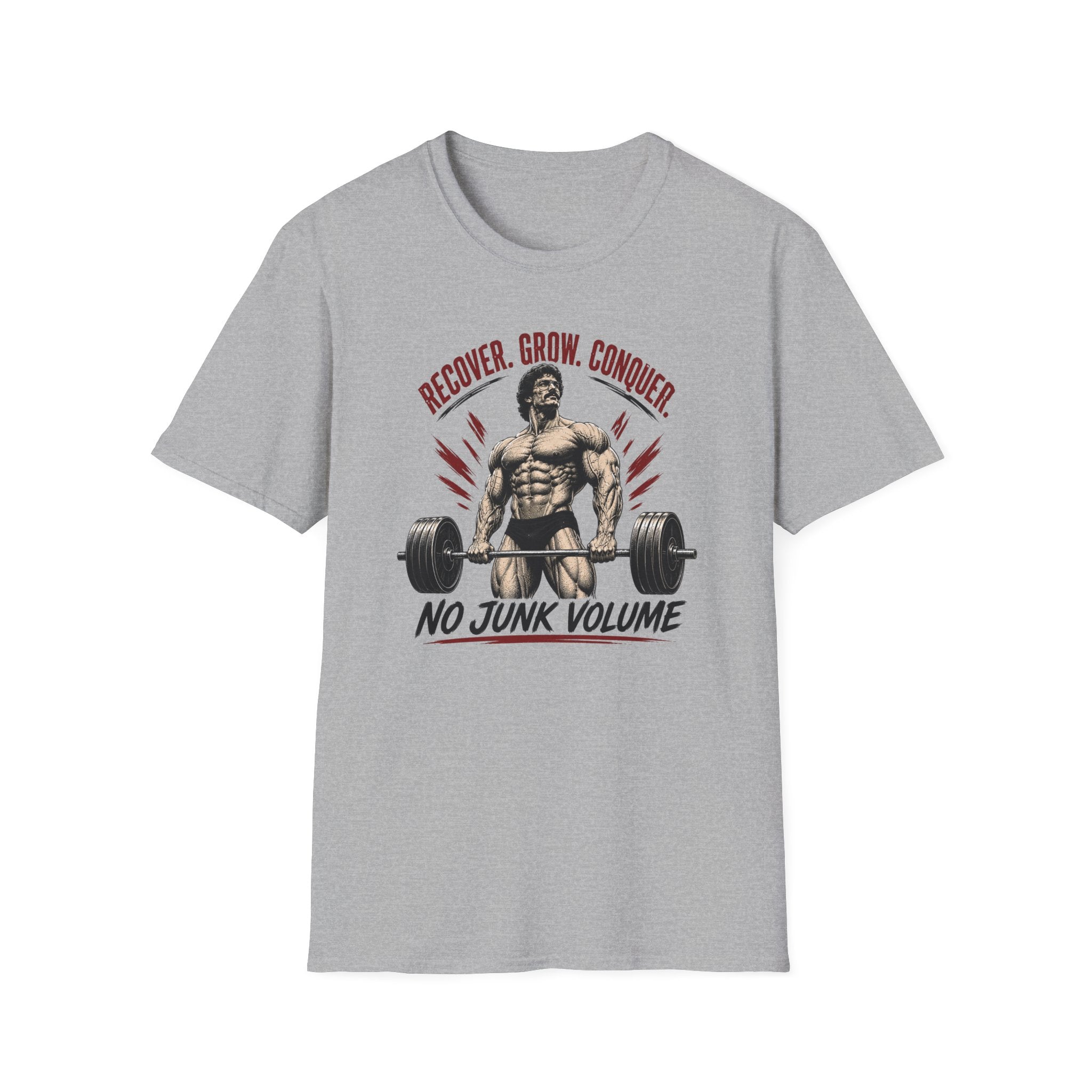 Recover Grow Conquer , No Junk Volume T-Shirt