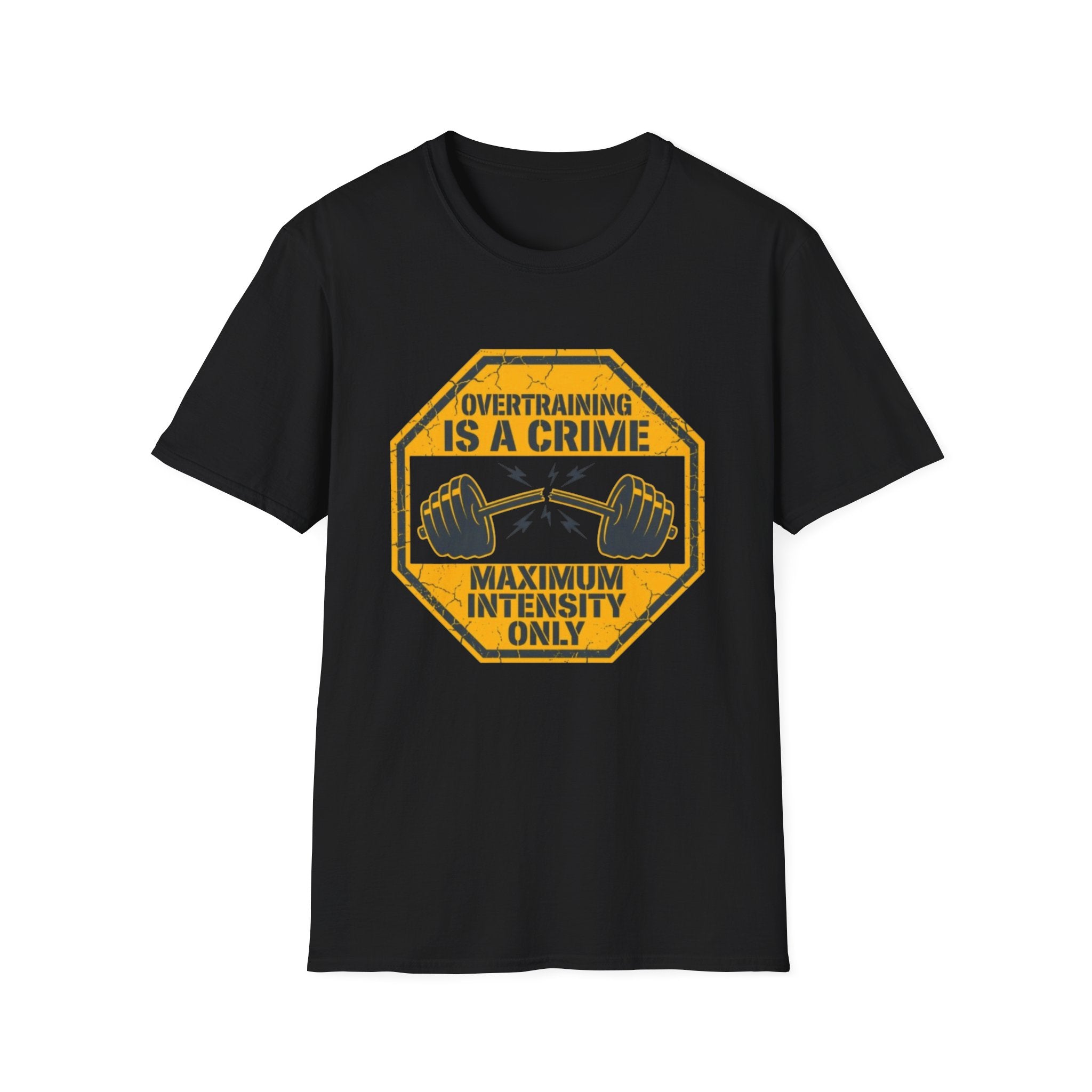 Overtraining Is a Crime T-Shirt