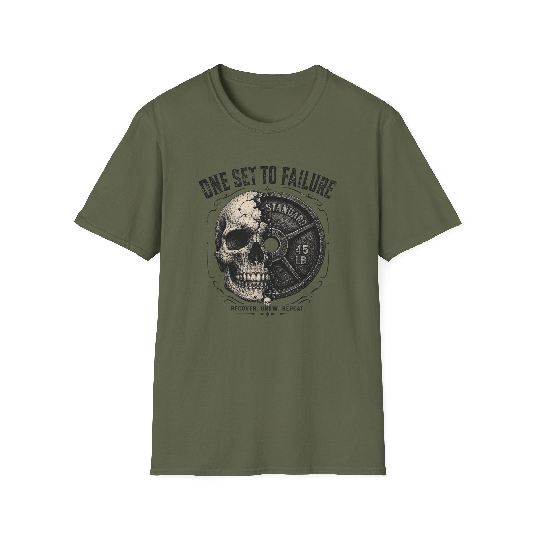 One Set To Failure Recover Grow Repeat T-Shirt