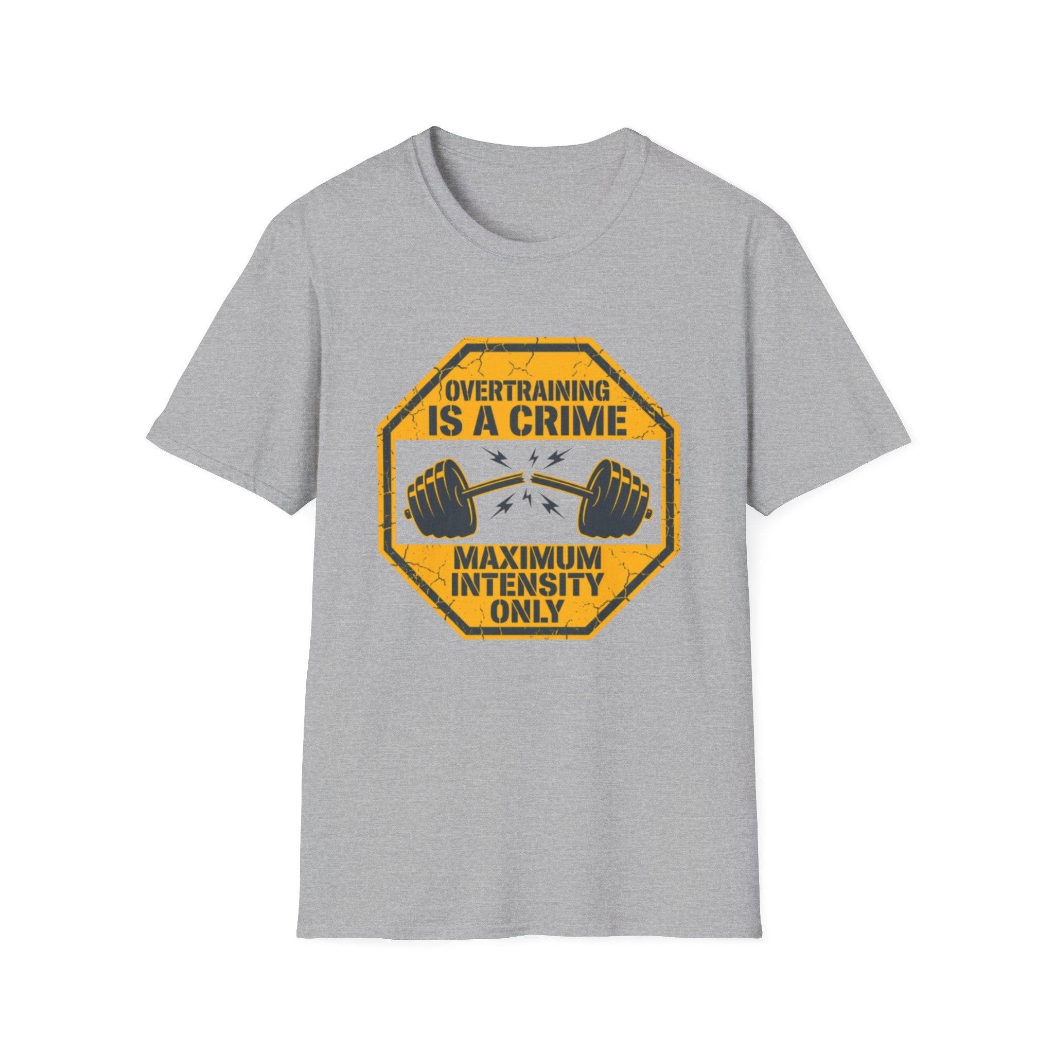 Overtraining Is a Crime T-Shirt