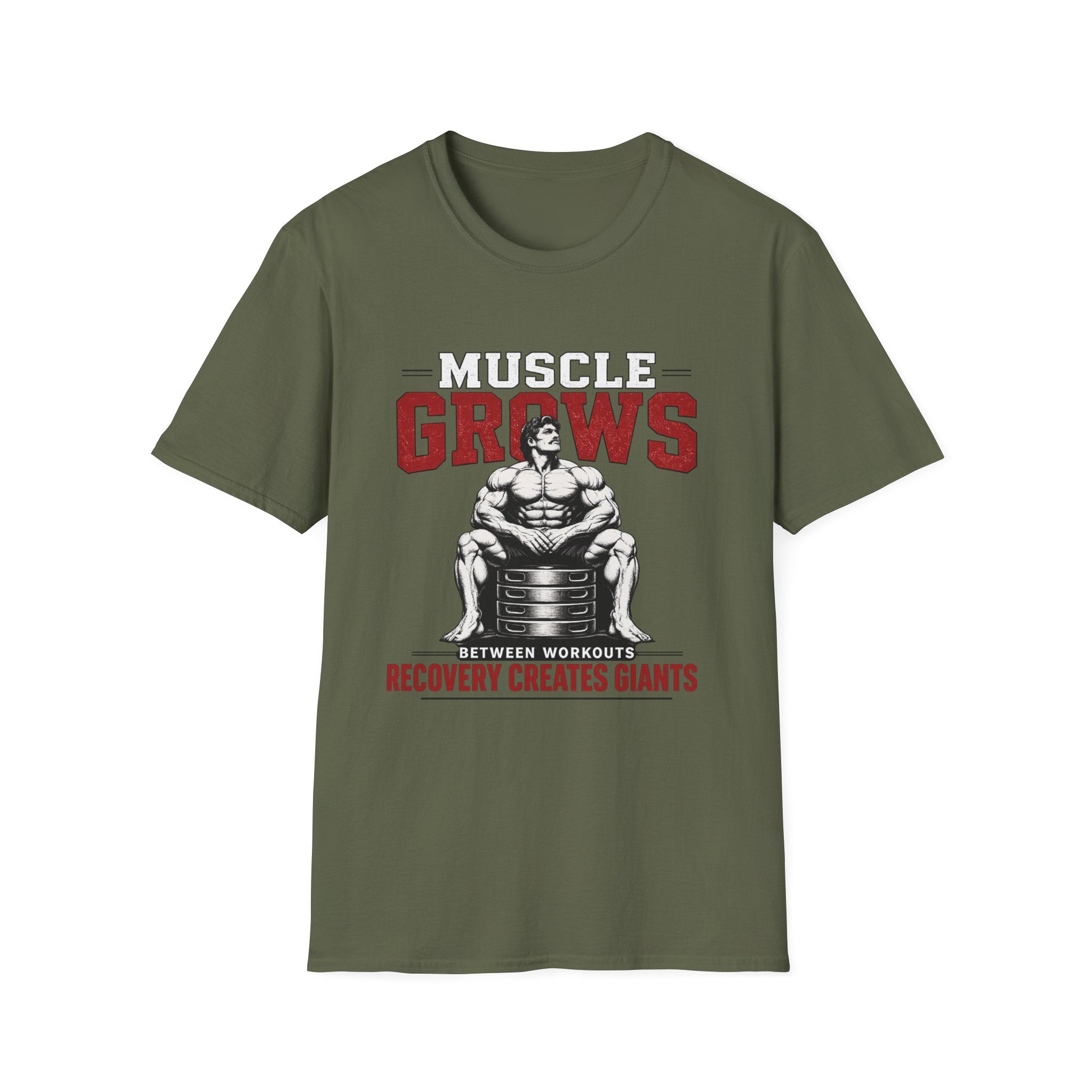 Muscle Grows - Recovery Creates Giants T-Shirt