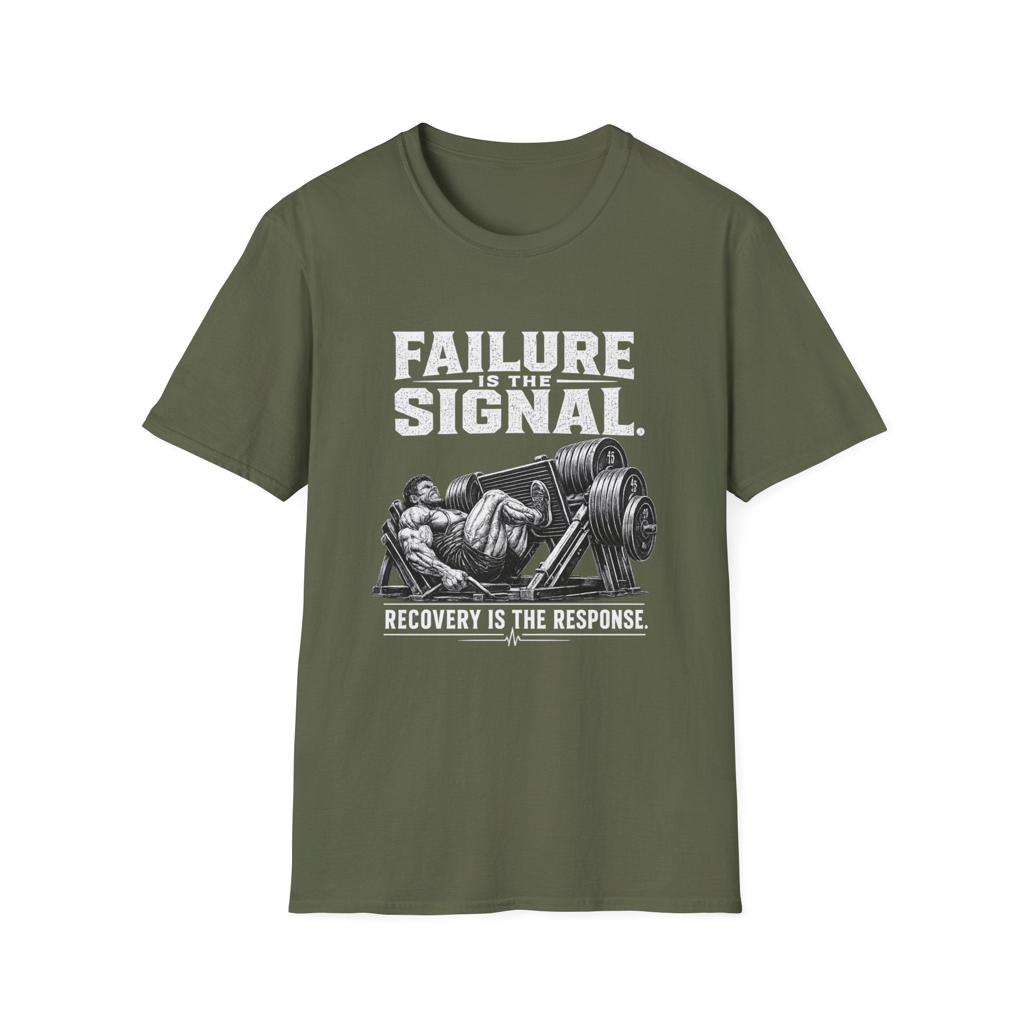 Failure Is the Signal Weightlifting T-Shirt