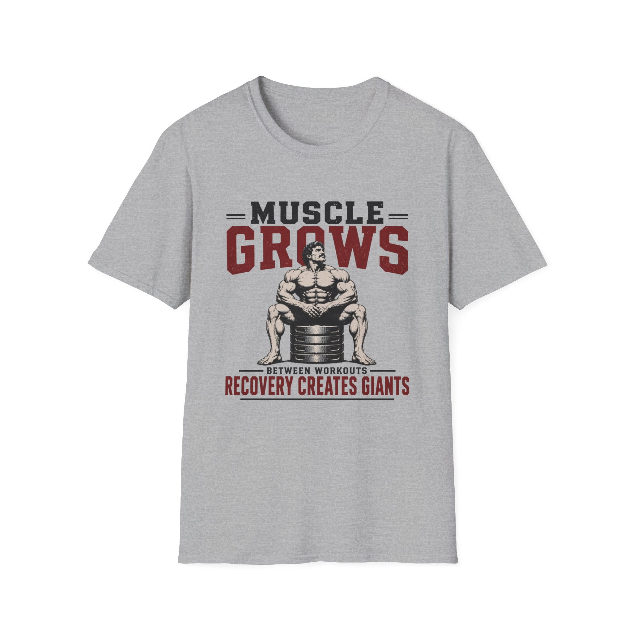 Muscle Grows - Recovery Creates Giants T-Shirt