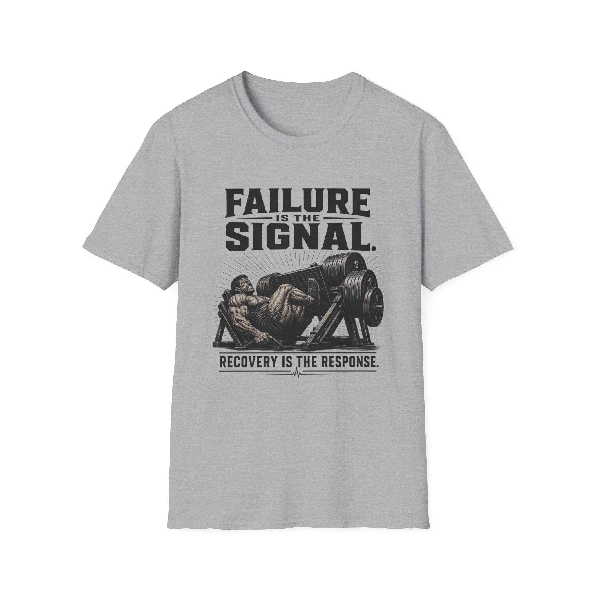 Failure Is the Signal Weightlifting T-Shirt