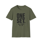 One Set. All Out. Fitness T‑Shirt
