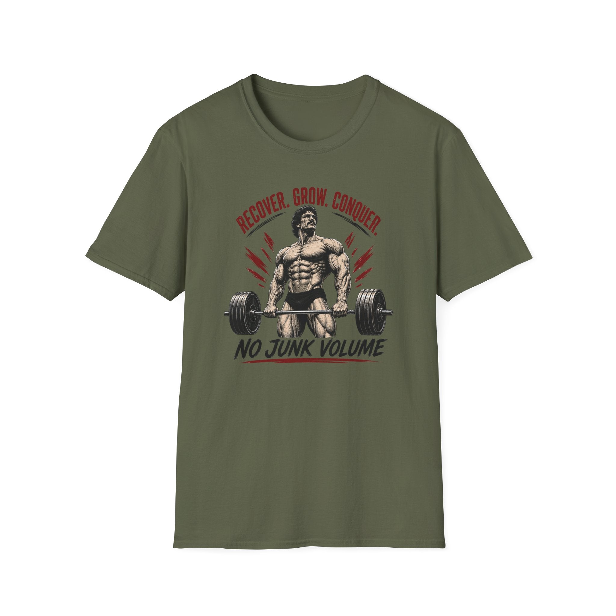 Recover Grow Conquer , No Junk Volume T-Shirt
