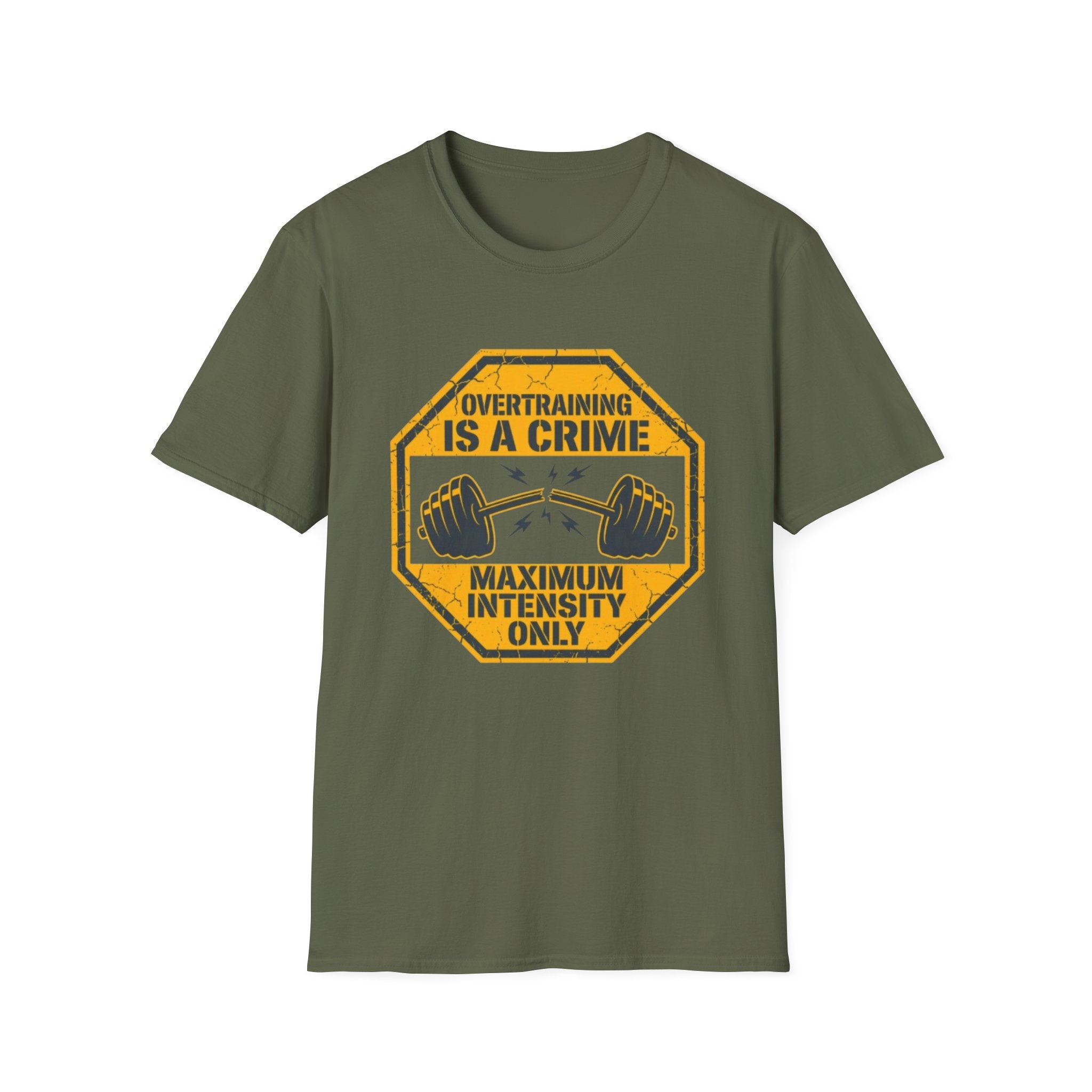 Overtraining Is a Crime T-Shirt